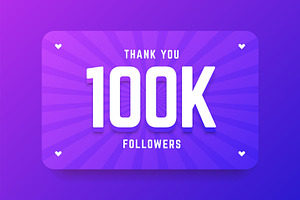 100k followers