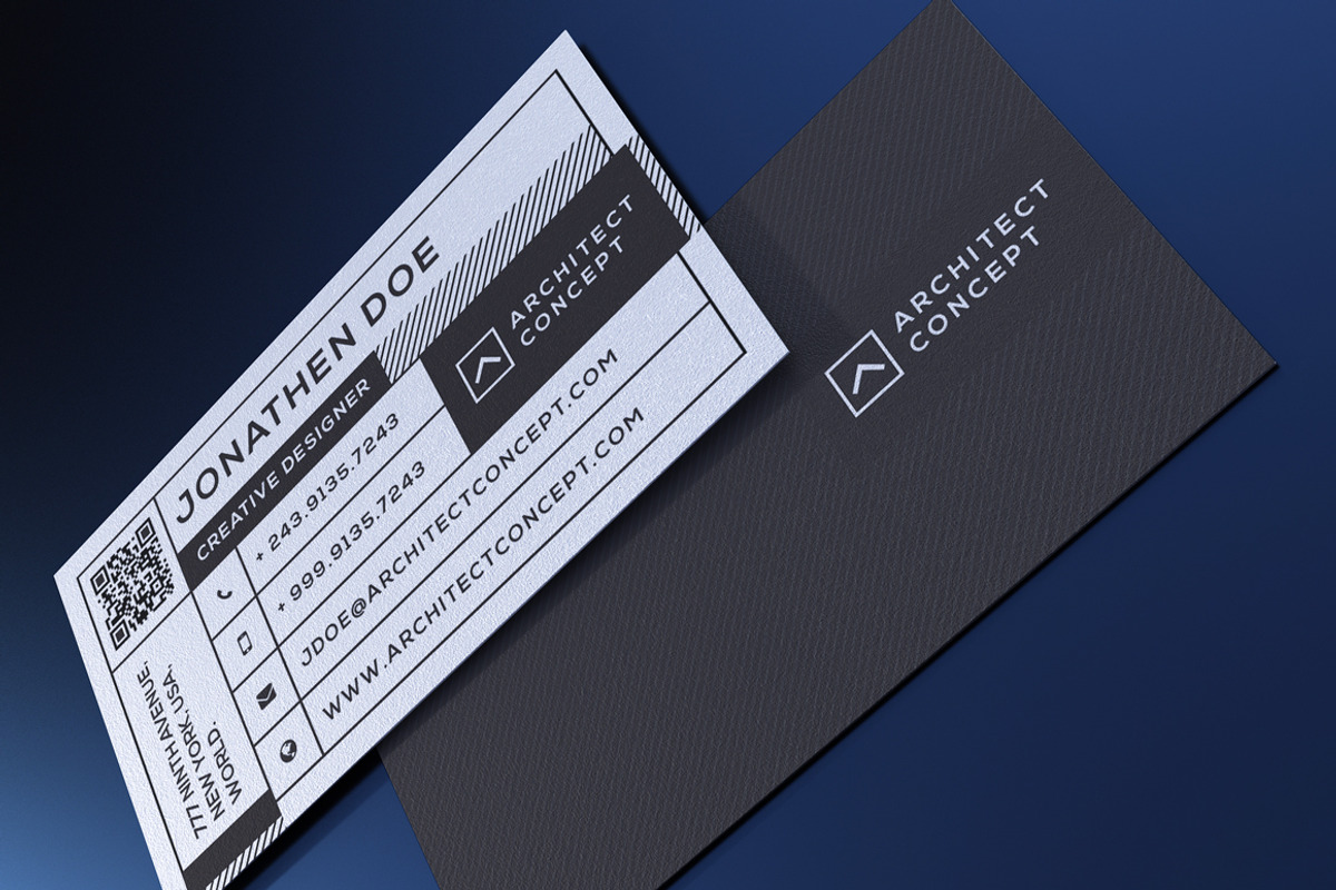 100 Modern Business Card Bundle, a Business Card Template by GraphicsEgg (Photo 42 of 102)