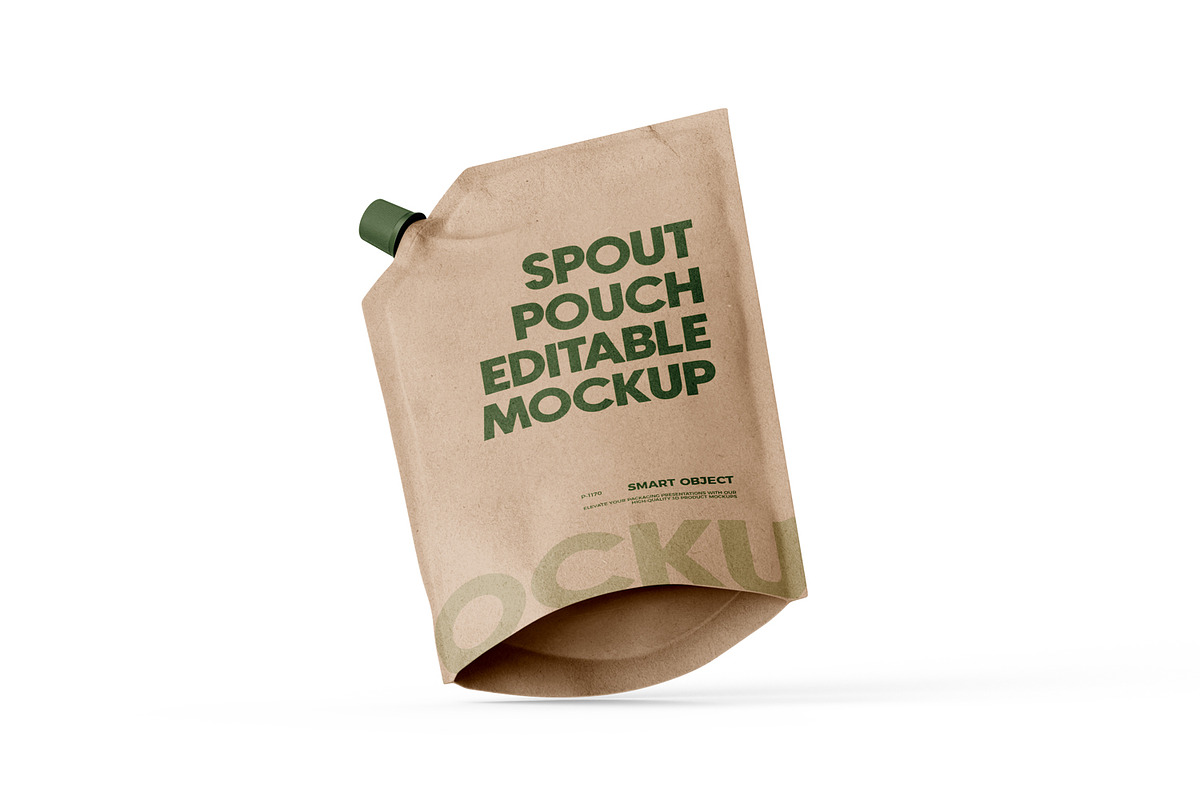 Standup Spout Pouch Mockup, a Packaging Mockup by Ram Studio LLC (Photo 10 of 17)