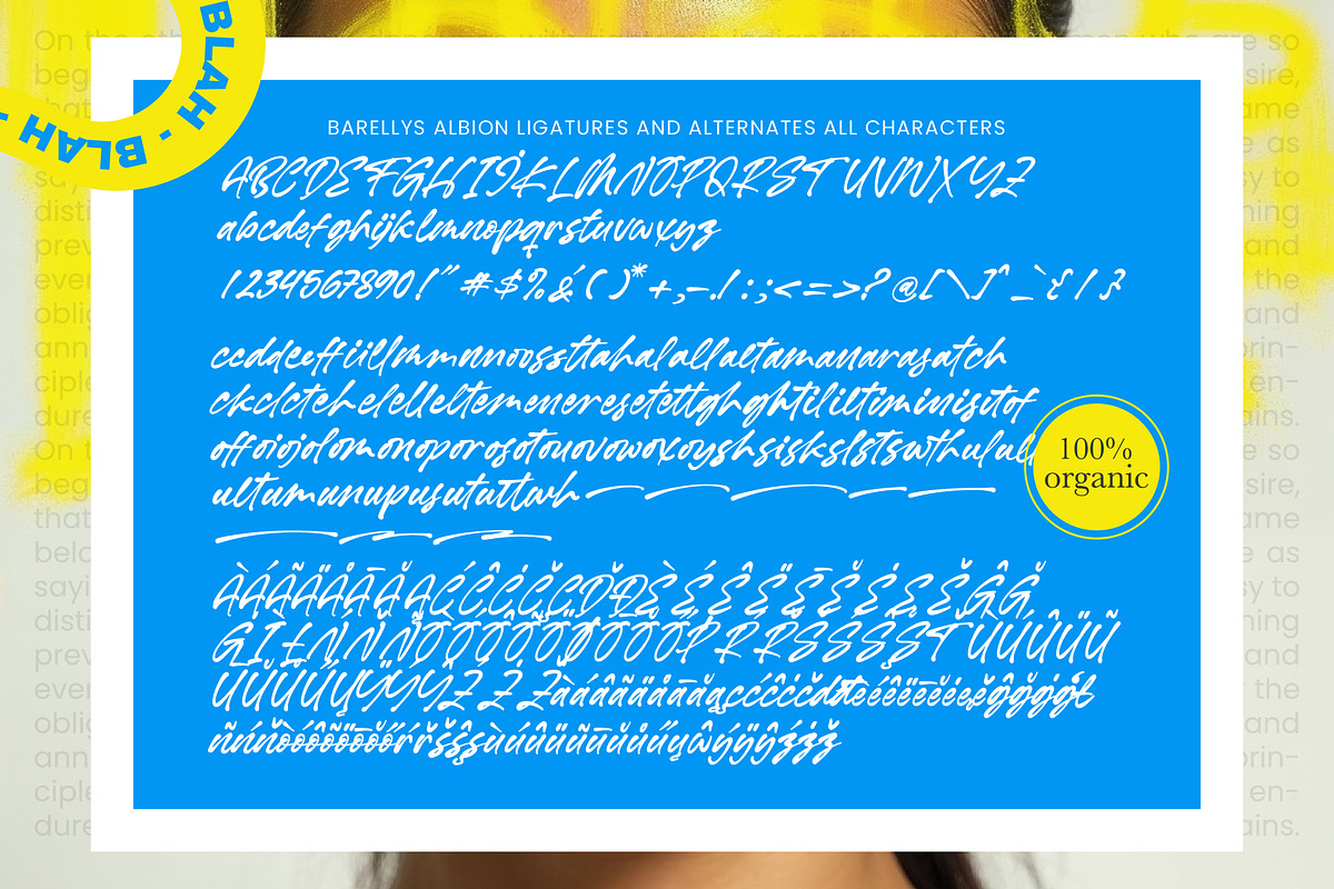 Barellys Albion Modern Handwritten, a Script Font by Letterena Studios Script (Photo 10 of 10)