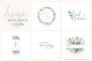 Foliage + Foil - Botanical Clipart, an Illustration by The Autumn Rabbit Ltd (Thumbnail 6 of 11)