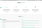 Material Design Agency HTML Theme, a Bootstrap Template by Themeplaza (Thumbnail 2 of 7)