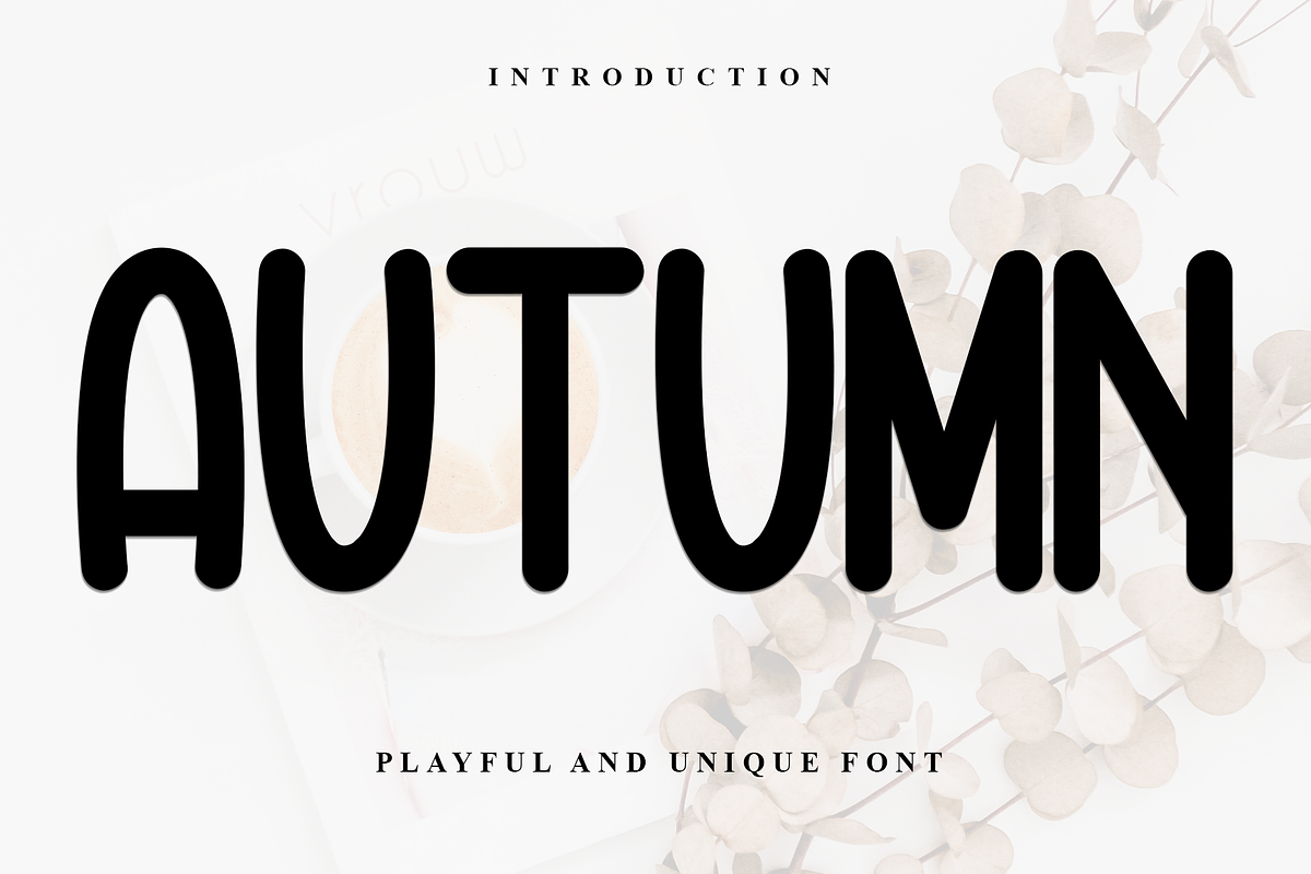 Autumn, a Serif Font by FreshTypeINK (Photo 1 of 8)