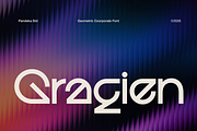 Gragien - Geometric Corporate Font, a Sans Serif Font by Pandeka Studio (Thumbnail 1 of 9)