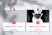Happy Valentines Day Instagram Post, a Social Media Template by Rahardi Creative (Thumbnail 5 of 6)