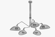 Joybird Juno Chandelier, a Light 3D Model by 3dmitruk (Thumbnail 8 of 10)