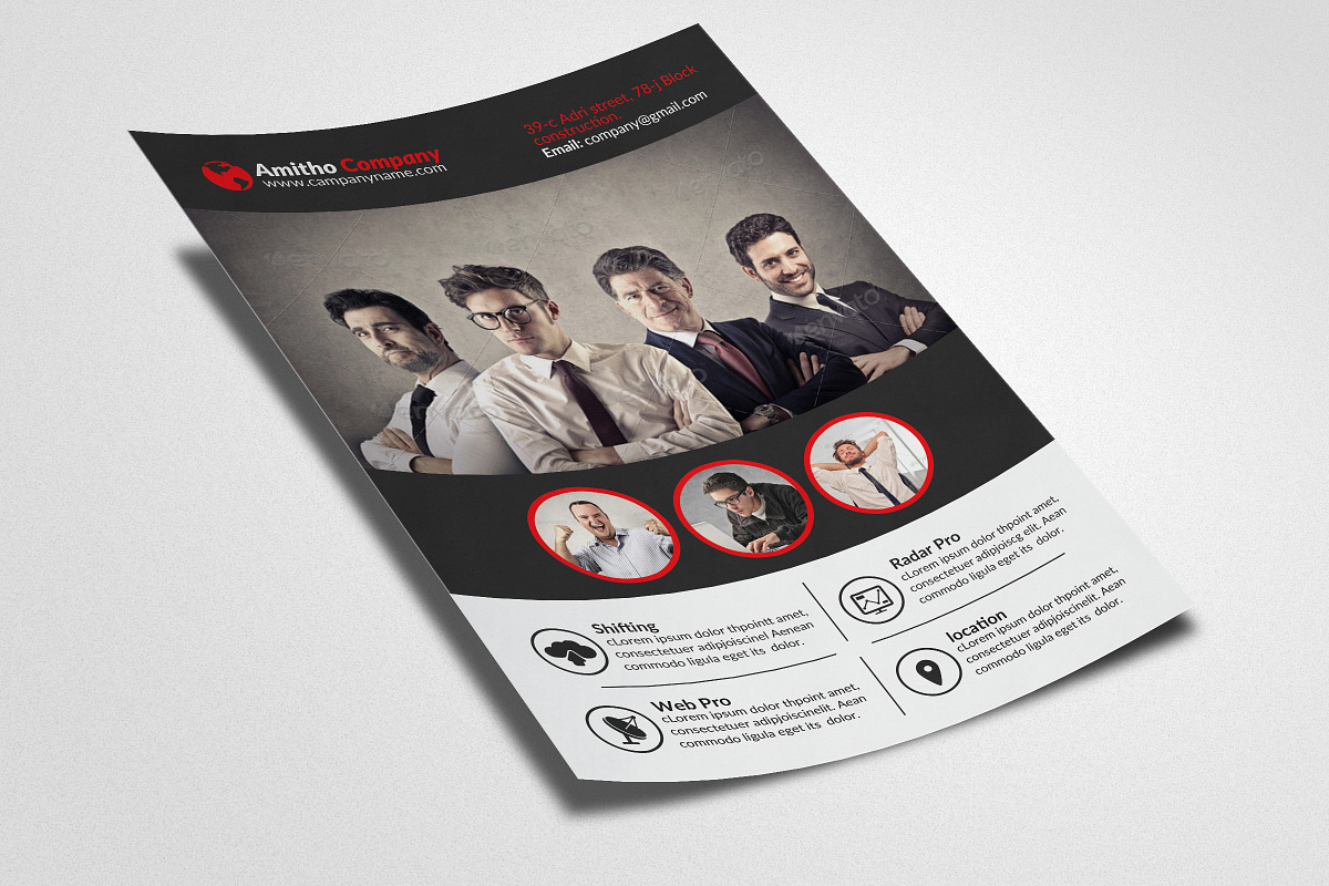 Business Flyer Psd Template, a Flyer Template by Psd Templates (Photo 2 of 3)