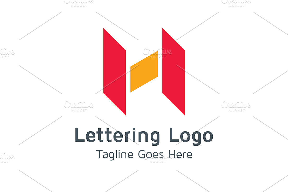 20 Logo Lettering H Template Bundle, a Branding & Logo Template by Acongraphic (Photo 16 of 21)