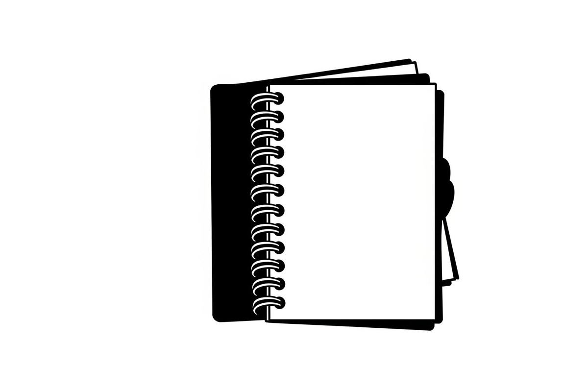 Spiral notebook school silhouette, a Graphic by musafir_fashion (Photo 7 of 10)