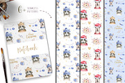 Christmas deer and raccoon animals, an Animal Illustration by Peace ART (Thumbnail 13 of 13)