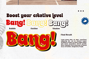 Mianga - Bubble & Retro Font