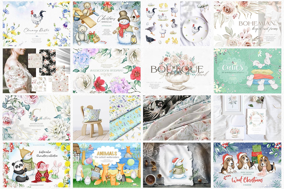 85% OFF BUNDLE 1990+ items, an Animal Illustration by Eva Katerina (Photo 2 of 19)