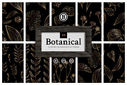 WOW Golden Botanical Patterns, a Pattern Graphic by AndrewPixel (Thumbnail 1 of 7)
