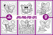 Bold & Easy Butterfly For Adults, an Animal Illustration by Coco Bloom (Thumbnail 2 of 3)