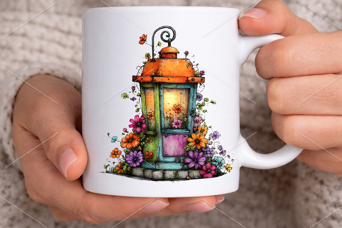 Whimsical Spring Clipart Bundle, an Illustration by Canvas Craft (Photo 6 of 6)