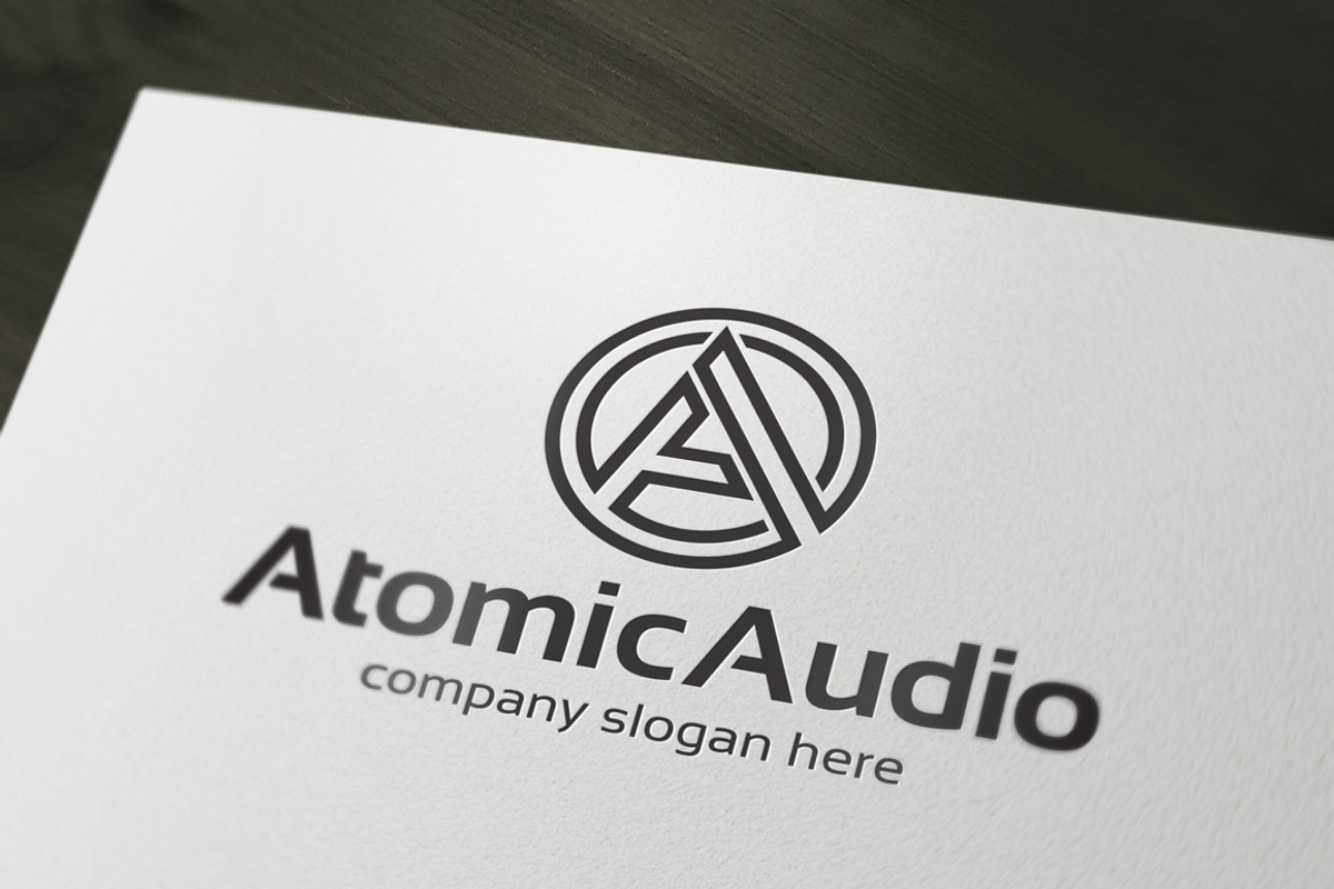 Atomic Audio, a Branding & Logo Template by dm243 (Photo 3 of 3)