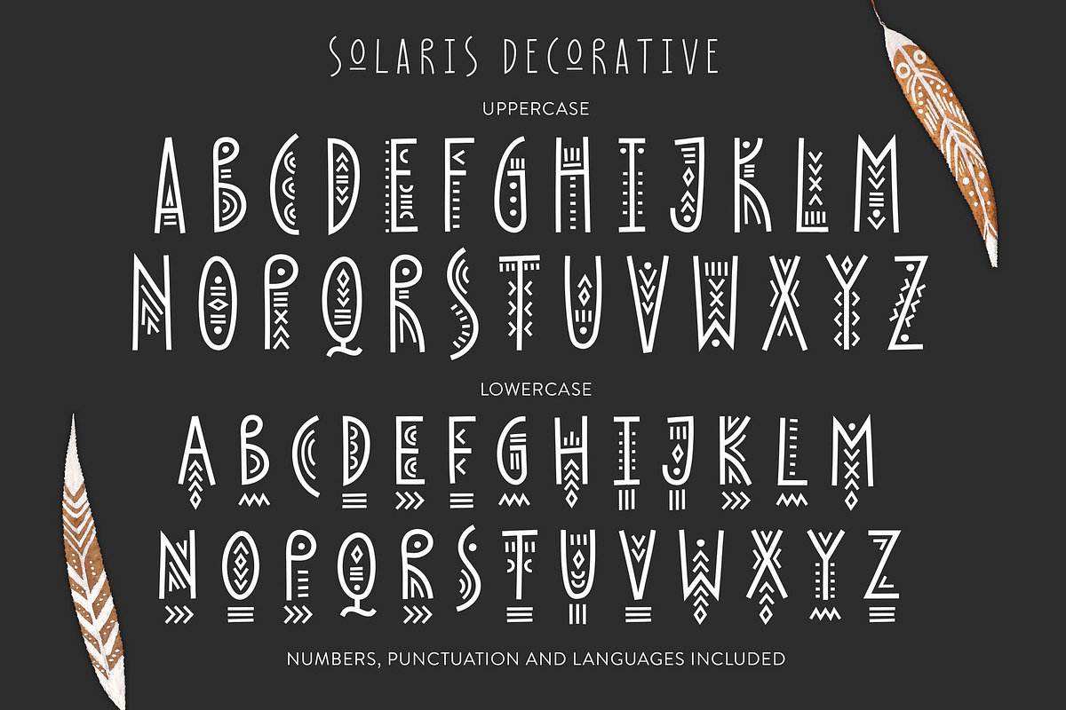 Thin Line Font Bundle: 7 in 1 preview 7