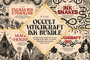 Occult Witchcraft Ink Bundle, a Seasonal Illustration by Ink Stories (Thumbnail 1 of 18)