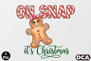 Oh snap! It's Christmas PNG, an Illustration by DreamCafeArt