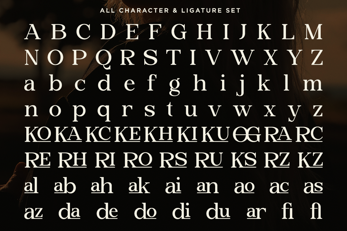 Briska - Modern Ligature Serif, a Serif Font by RagamKata (Photo 9 of 10)