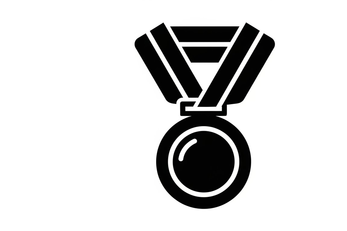 Modern medal icon vector logo design, an Illustration by Amazin_art (Photo 14 of 29)