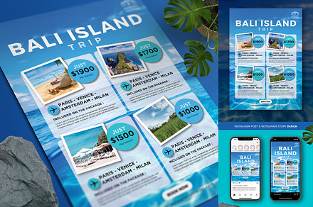 Travel Flyer Set, a Flyer Template by Aarley Kaiven