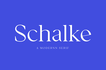 SALE! Schalke - Modernn Serif