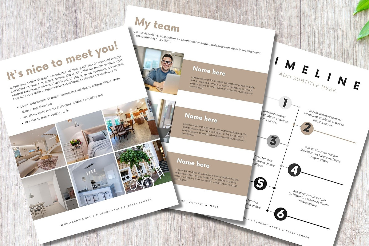 Real Estate New Client Welcome Packe, a Magazine Template by iloveTemplate