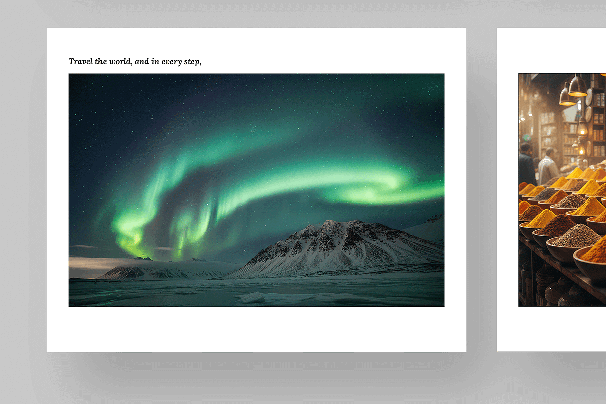 Journey magazine, editorial design, a Flyer Template by Shajib Shikder (Photo 9 of 10)
