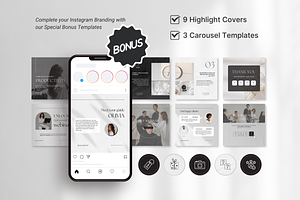 Coach Instagram Templates Bundle Kit