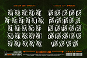 Crimson Flare Typeface, a Serif Font by alit design (Thumbnail 9 of 20)