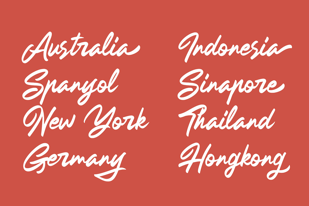Shining On Brush Font, a Script Font by Rocket Template (Photo 7 of 14)