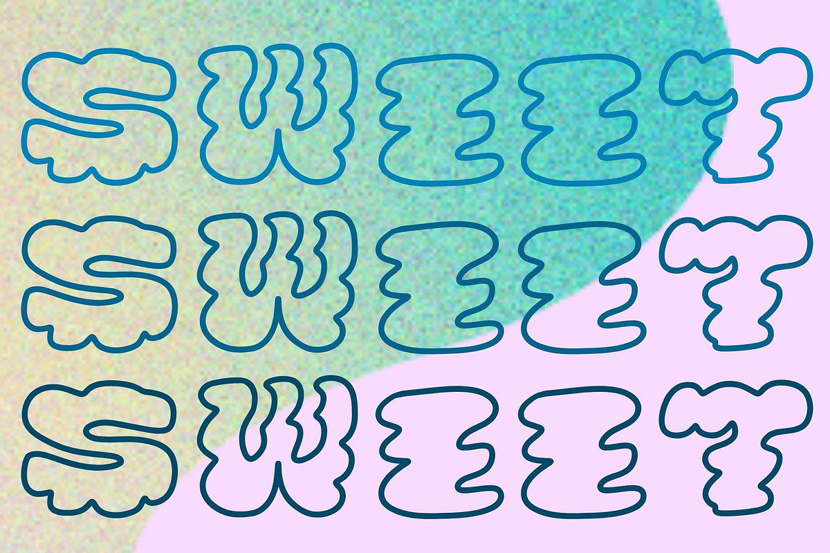 Puffy Jacket a hand-drawn puffy font, a Handwritten Font by Eryn Rose Design (Photo 9 of 18)