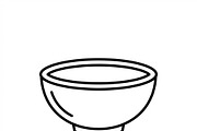 64 Christmas Bakery Icon Set, an Outline Icon by adenpinkstore (Thumbnail 17 of 18)