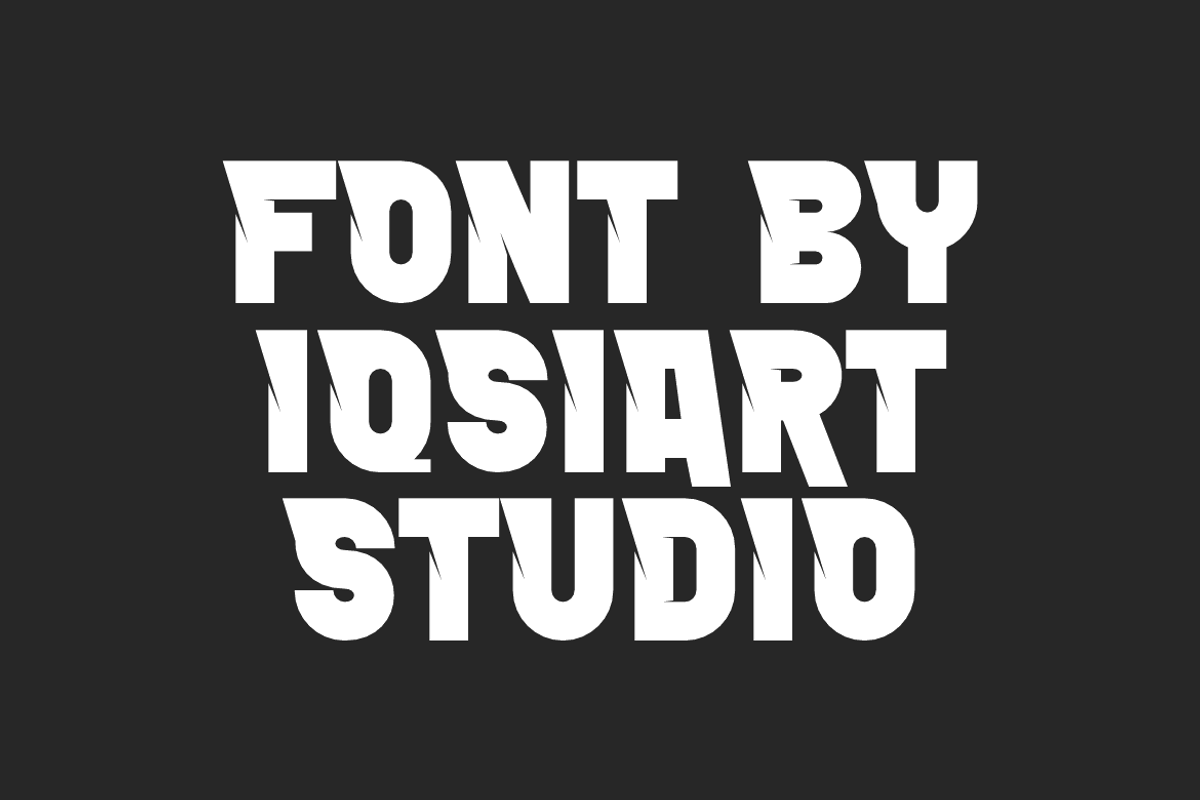 Merhan - Sporty Font, a Sans Serif Font by Iqsiart Studio (Photo 4 of 7)