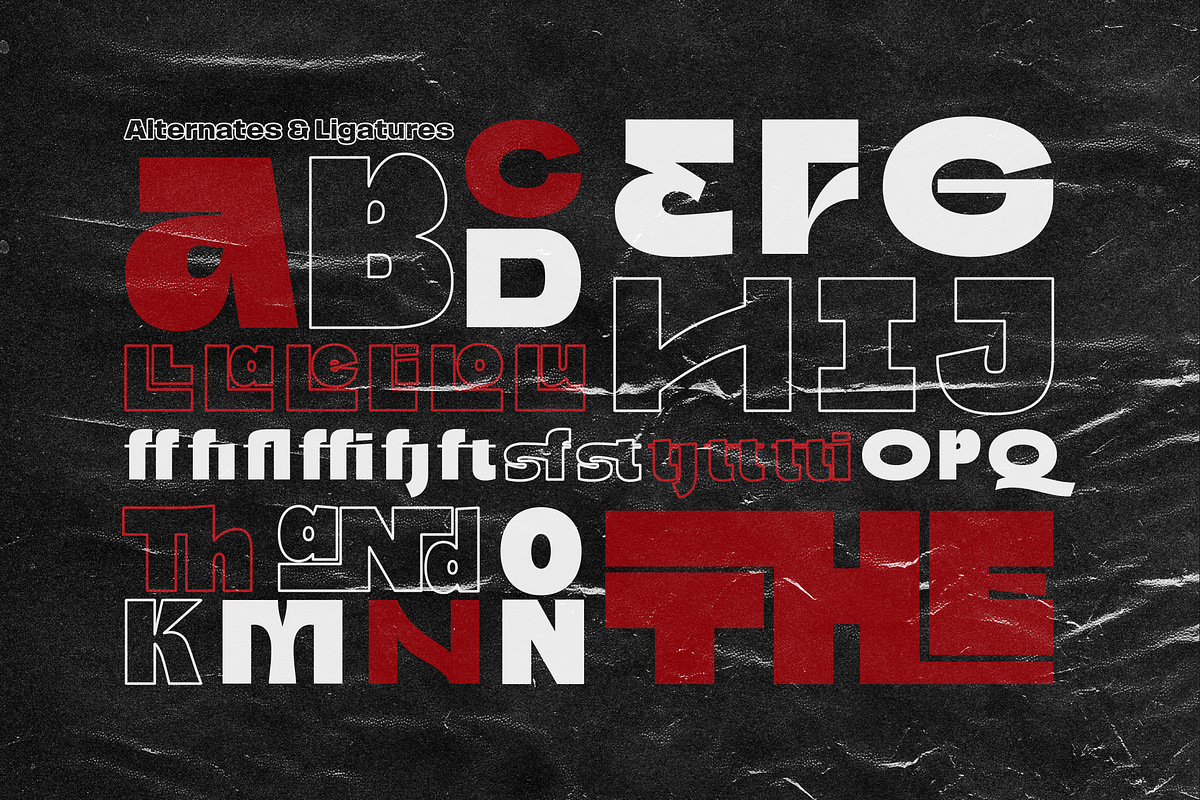 Exulta – A Bold and Expressive Sans, a Sans Serif Font by Graphue (Photo 4 of 9)