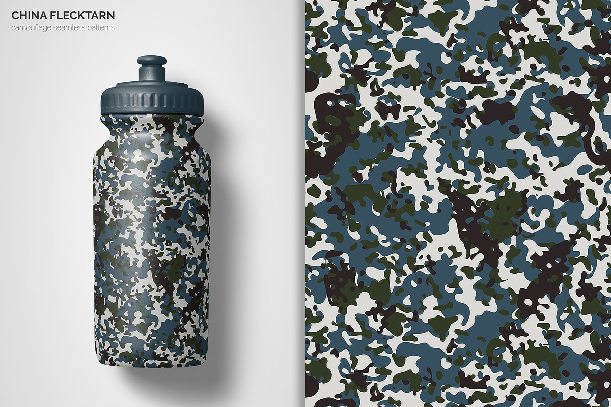 China Flecktarn Camouflage Patterns, a Pattern Graphic by 3Y_Design (Photo 5 of 6)