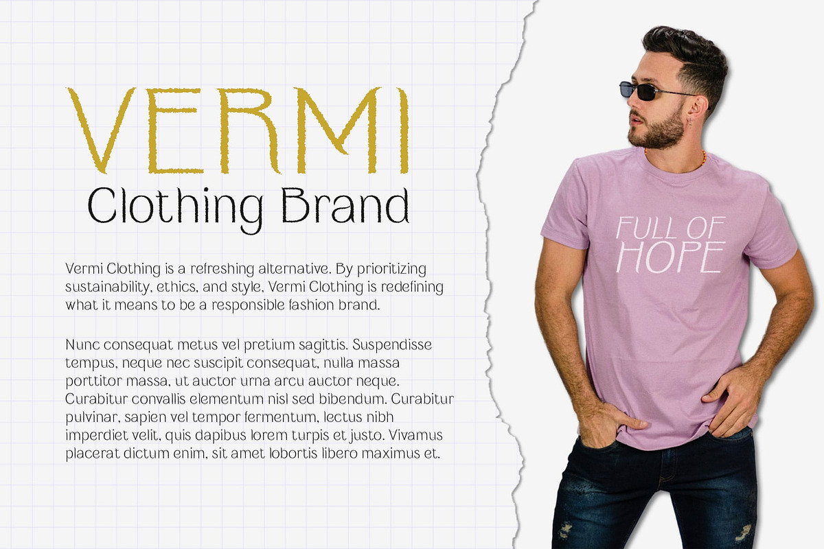 Ravelina Rough, a Sans Serif Font by Craft Supply Co. (Photo 5 of 8)