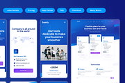 Saas & Tech Web Mobile UI Kit Saasly, an UI Kit Template by dhuhacreative (Thumbnail 6 of 8)