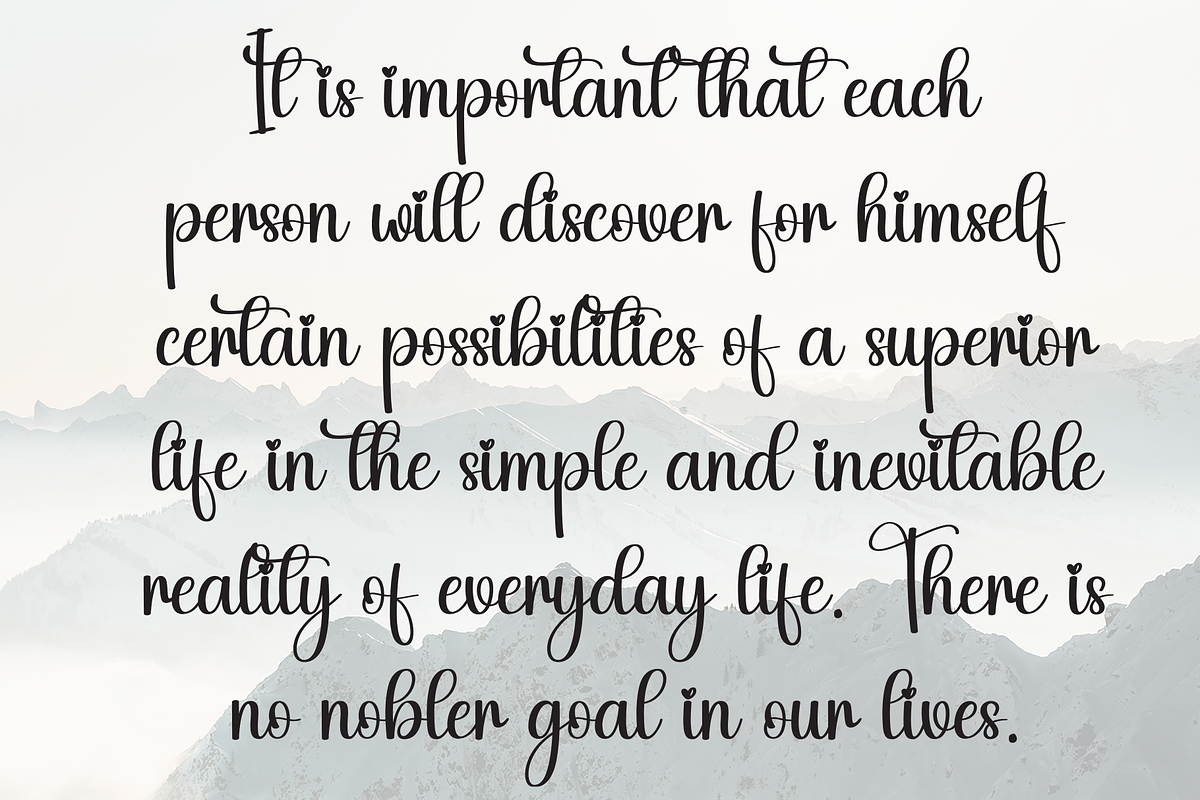 Evalyna | Script Font, a Handwritten Font by Scratchones (Photo 6 of 9)