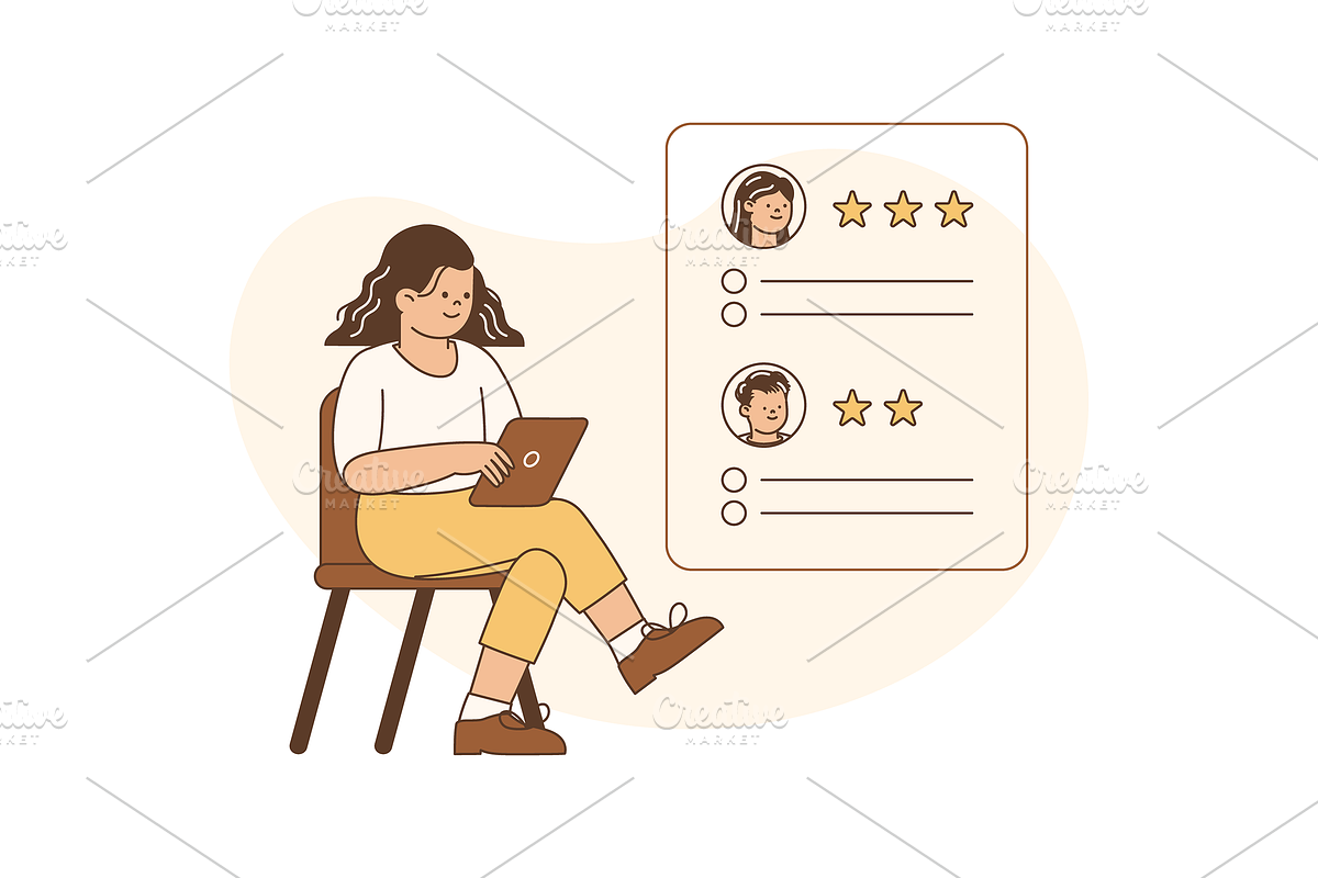 Job Recruitment Illustration, an Object Graphic by Jump Studio (Photo 3 of 12)