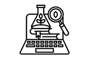 Biology Line Icon, an Outline Icon by Pexelpy (Thumbnail 1 of 2)