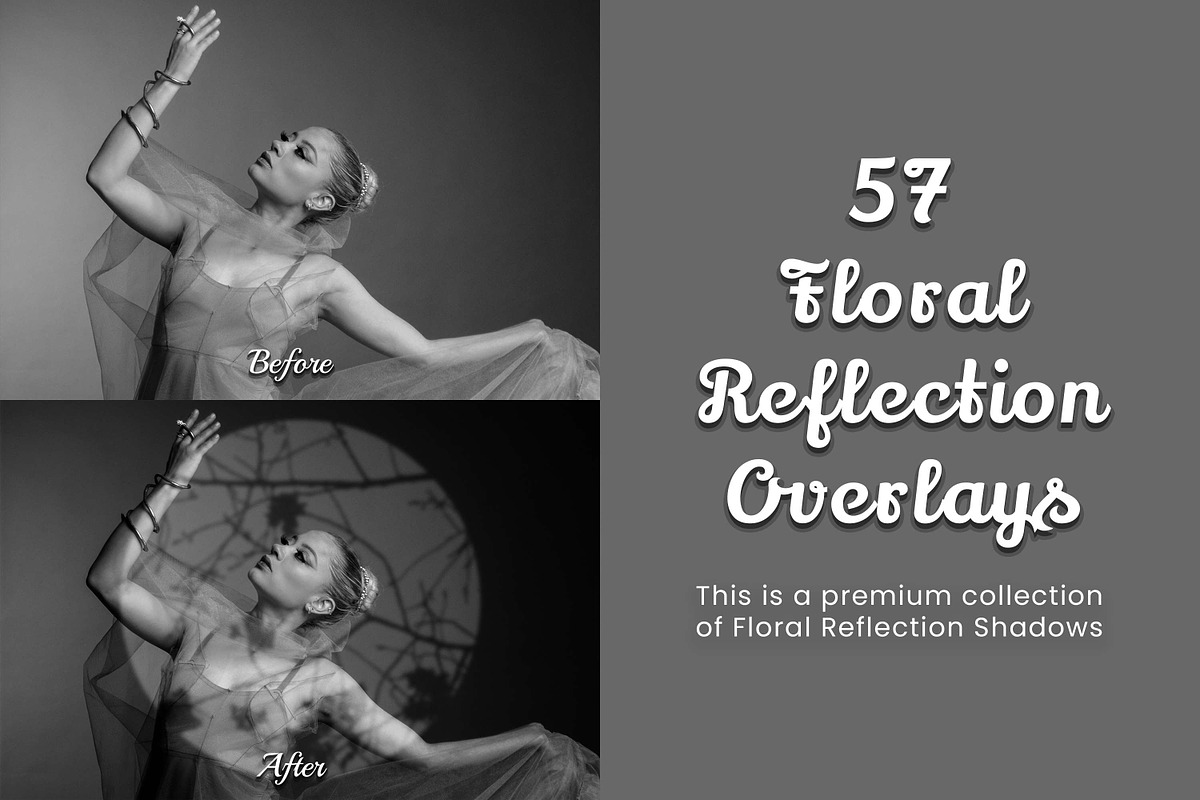 57 Floral Reflection Overlays, a Pattern Graphic by 3Motional (Photo 14 of 16)