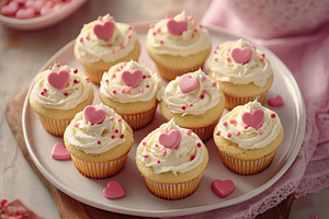 Delicious cream cheese decorated cup, a Photo by Pavel_design