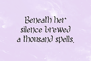 Witchlore Display Font, a Handwritten Font by Beck McCormick (Thumbnail 4 of 10)