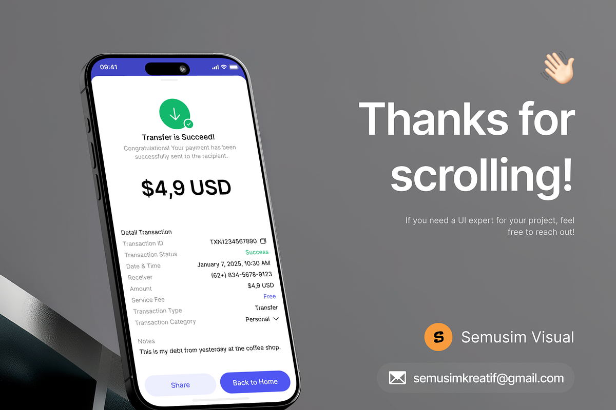 Wallet+ - E-Wallet App UI Kit preview 8
