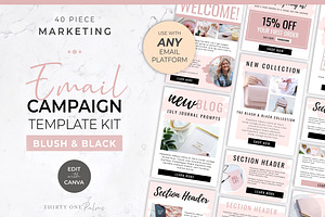 Email Marketing Template Canva Set