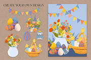 Easter Eggs Clipart, a Seasonal Illustration by LukaJreym (Thumbnail 5 of 9)