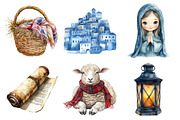 Cute Christmas Nativity Clipart, an Illustration by Daily.Designs (Thumbnail 5 of 5)