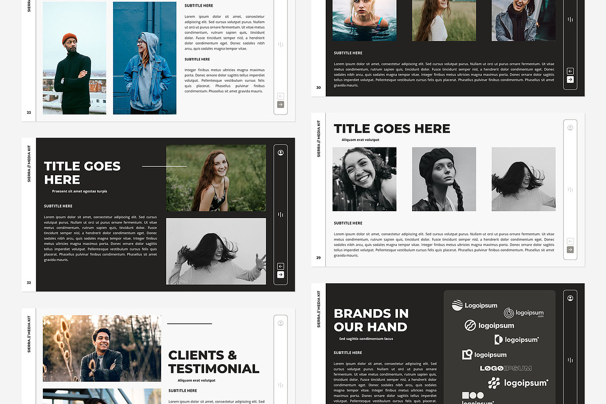 Media Kit Keynote Template, a Presentation Template by Gaize (Photo 8 of 10)